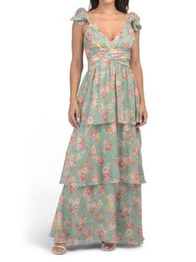 thirty thirty la green floral dress Thirty Thirty | Dresses | Floral Green Maxi Dress